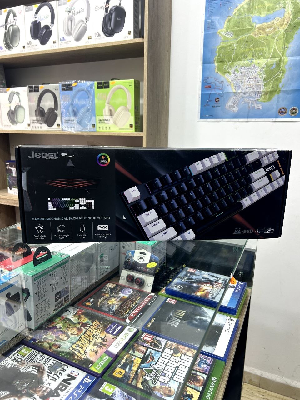JEDEL KL-95D Gaming Mechanical Backlighting Keyboard