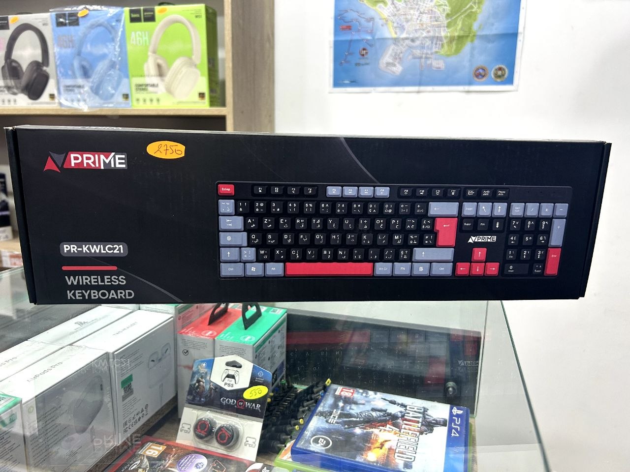 PRIME PR‑KWLC21 Wireless Keyboard