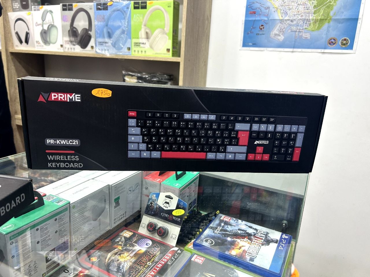 PRIME PR‑KWLC21 Wireless Keyboard
