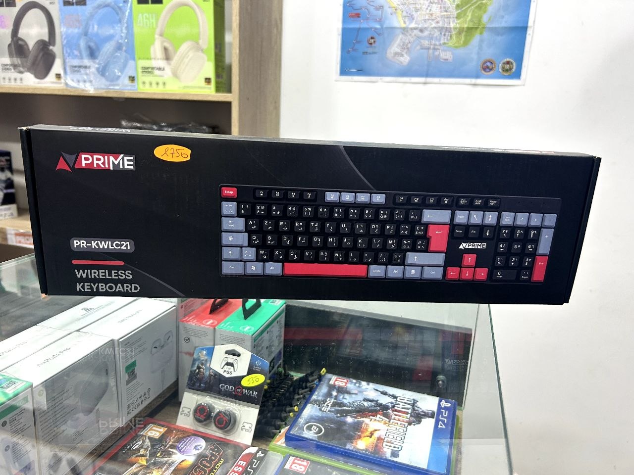 PRIME PR‑KWLC21 Wireless Keyboard