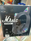 M28 Music Cat Ear LED Wireless Headset.