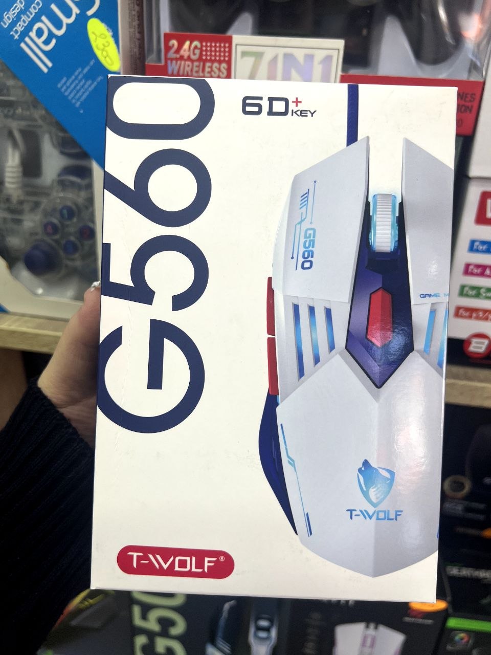 T-WOLF G560 6D Light Gaming Mouse
