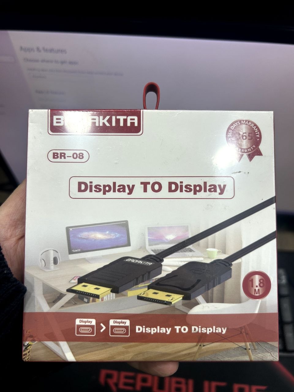 DisplayPort to DisplayPort Cable BR-08