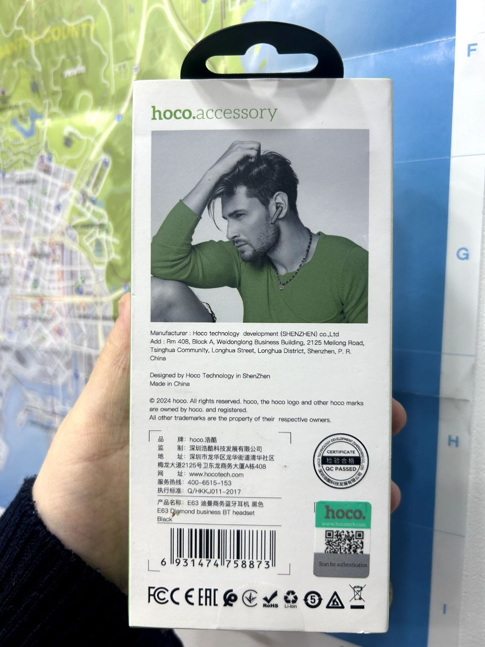 Hoco E63 Diamond Business Wireless Headset